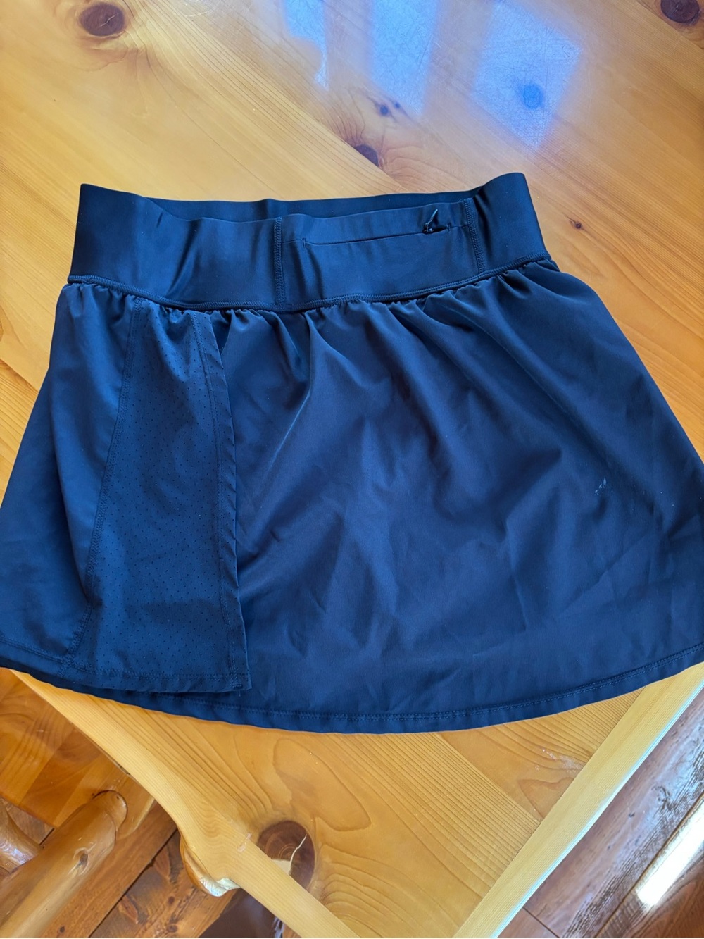 Crane Black Athletic Skort with Built-In Shorts